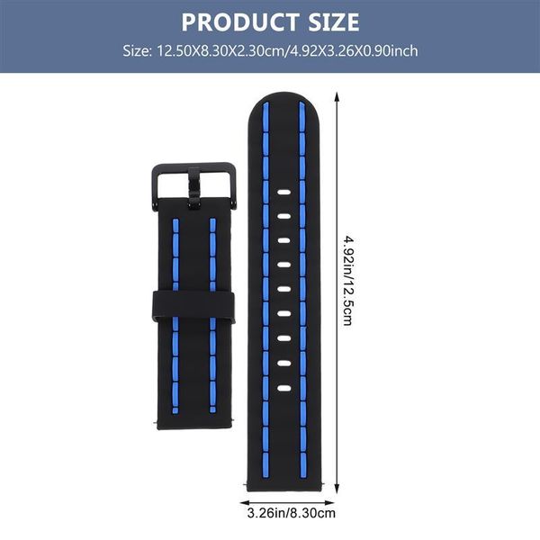 watch bands stylish band 2-color silicone bracelets replacement wristband, Black;brown
watch bands stylish band 2-color silicone bracelets replacement wristband, Black;brown