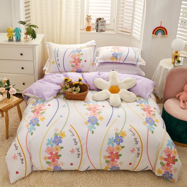 small frh cotton student dormitory home four piece set soft and breathable 
small frh cotton student dormitory home four piece set soft and breathable
