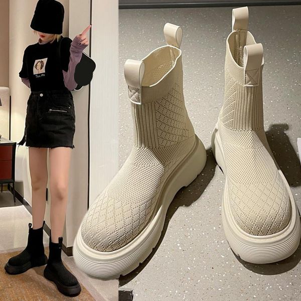 boots women 2021 shoes round toe med rock rubber summer ankle ladies stockings autumn fabric rome hoof heels elastic band ba, Black
boots women 2021 shoes round toe med rock rubber summer ankle ladies stockings autumn fabric rome hoof heels elastic band ba, Black