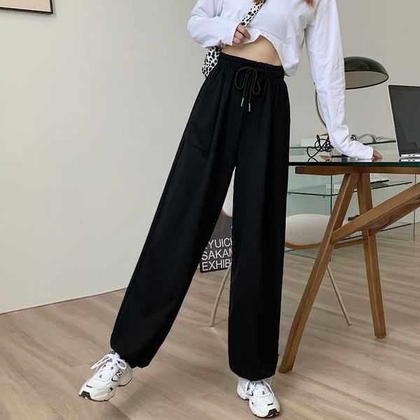 women's pants & capris loose harem women breathable korean leisure jogging summer soft sweatpants high waist long harajuku trousers, Black;white
women's pants & capris loose harem women breathable korean leisure jogging summer soft sweatpants high waist long harajuku trousers, Black;white