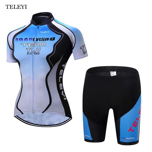 racing sets teleyi team ropa ciclismo quick-dry sports clothing girls short sleeve cycling jersey bib shorts set, Black;blue
racing sets teleyi team ropa ciclismo quick-dry sports clothing girls short sleeve cycling jersey bib shorts set, Black;blue