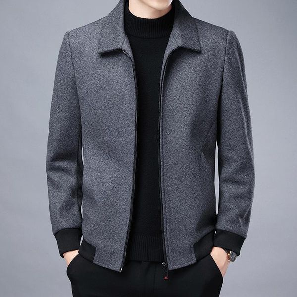 men's jackets 2022 lapel woolen jacket autumn and winter stand-up collar thick, Black;brown
men's jackets 2022 lapel woolen jacket autumn and winter stand-up collar thick, Black;brown