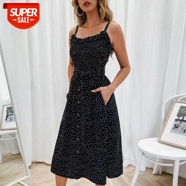summer sleeveless slip dress women strapless bow button loose bandage pleated polka dot sundress casual backless vestidos #qc0u, White;black
summer sleeveless slip dress women strapless bow button loose bandage pleated polka dot sundress casual backless vestidos #qc0u, White;black