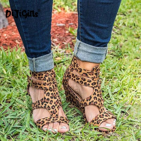 women summer leopard non-slip sandals with zipper leisure shoes fashion wedges gladiator comfortable drop, Black
women summer leopard non-slip sandals with zipper leisure shoes fashion wedges gladiator comfortable drop, Black
