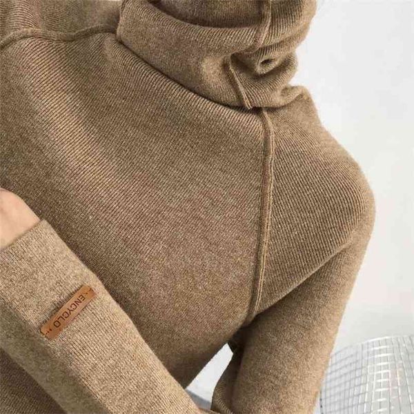 turtleneck thin knitted women's sweater outerwear long sleeve slim fit solid color pullover fashion winter women 210810, White;black
turtleneck thin knitted women's sweater outerwear long sleeve slim fit solid color pullover fashion winter women 210810, White;black