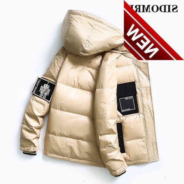 men's down jacket new popular 90% white duc short autumn/winter cool and thickened light mens coat, Black
men's down jacket new popular 90% white duc short autumn/winter cool and thickened light mens coat, Black