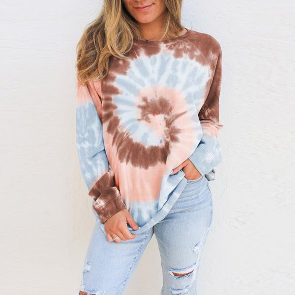 women's t-shirt tie women dye tee shirt clothes autumn winter basic long sleeve o neck 2021casual loose fashion ladies, White
women's t-shirt tie women dye tee shirt clothes autumn winter basic long sleeve o neck 2021casual loose fashion ladies, White