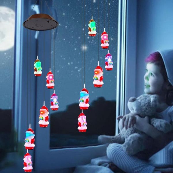 christmas decorations solar santa claus wind chime outdoor indoor color changing led powered light for home patio garden
christmas decorations solar santa claus wind chime outdoor indoor color changing led powered light for home patio garden