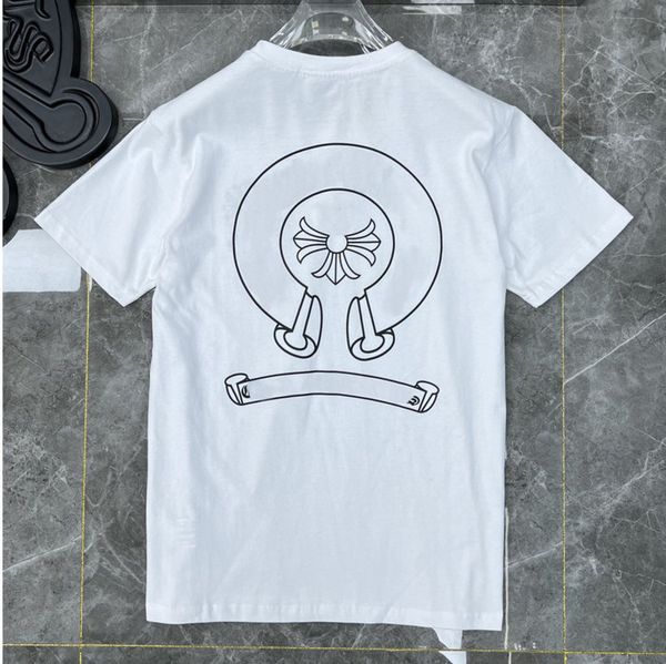 men's ch summer luxury t shirts designer brand chromes fashion quality tees horseshoe sanskrit cross polos t-shirts sweatshirts women, White;black
men's ch summer luxury t shirts designer brand chromes fashion quality tees horseshoe sanskrit cross polos t-shirts sweatshirts women, White;black