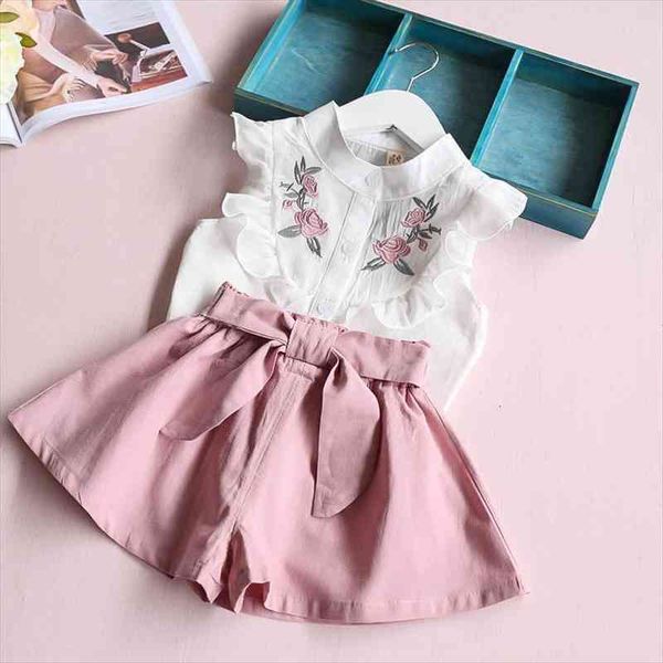 children girls summer princess flower bow clothes set sleeveless kids clothing, White
children girls summer princess flower bow clothes set sleeveless kids clothing, White