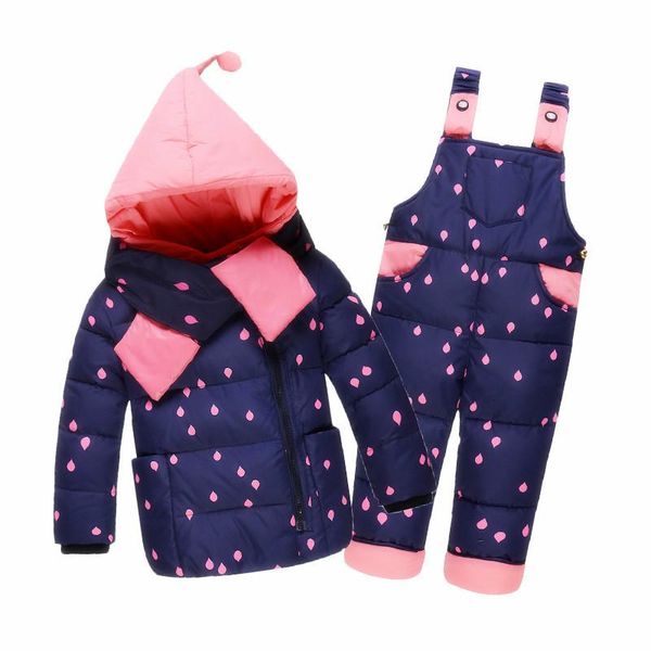 children clothing set thicken down feather coat kid outerwear winter overalls parkas suitable 1-4years, Blue;gray
children clothing set thicken down feather coat kid outerwear winter overalls parkas suitable 1-4years, Blue;gray