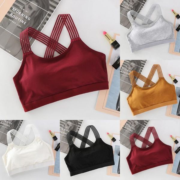 gym clothing push up seamless women sports bra silk forged without steel ring beauty back tube female sujetador deportivo 2021, White;black
gym clothing push up seamless women sports bra silk forged without steel ring beauty back tube female sujetador deportivo 2021, White;black
