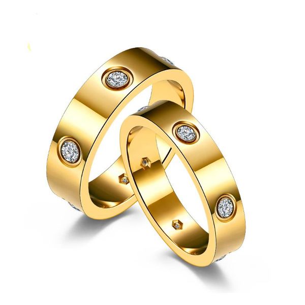 4.5MM/6MM Couple Ring For Engagement Anniversary Jewelry Gift Rhinestone Stainless Steel Woman Men Rings Love Promise Wedding, Slivery;golden
4.5MM/6MM Couple Ring For Engagement Anniversary Jewelry Gift Rhinestone Stainless Steel Woman Men Rings Love Promise Wedding, Slivery;golden