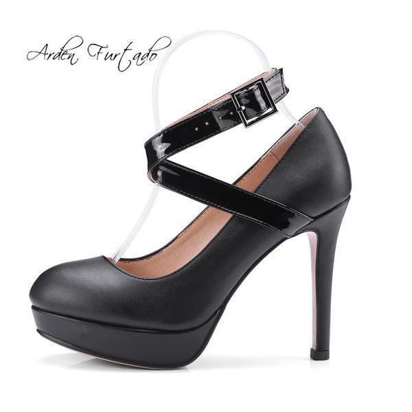 dress shoes arden furtado summer high heels 11cm big size 40-43 platform white ankle strap round toe pumps burgundy woman ladies, Black
dress shoes arden furtado summer high heels 11cm big size 40-43 platform white ankle strap round toe pumps burgundy woman ladies, Black