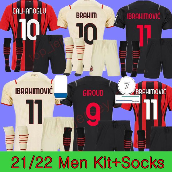 men kit ac milan 21 22 soccer jersey home away 3rd ibrahimovic brahim bennacer kessie romagnoli calhanoglu 2021 2022 football shirt tonali r, Black
men kit ac milan 21 22 soccer jersey home away 3rd ibrahimovic brahim bennacer kessie romagnoli calhanoglu 2021 2022 football shirt tonali r, Black