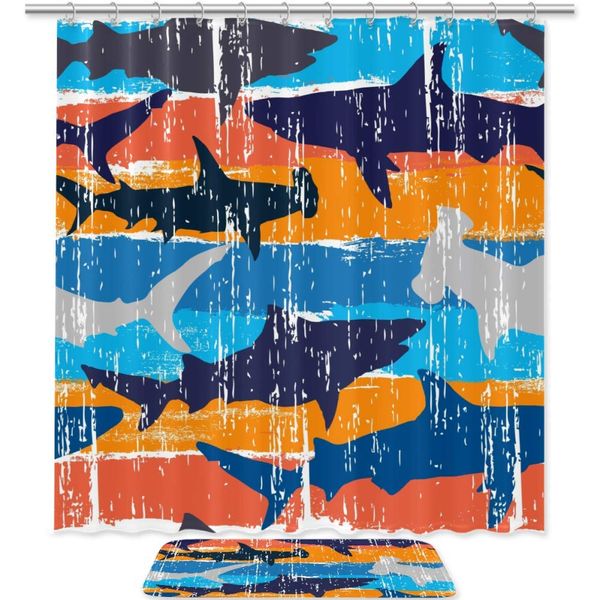 shower curtain set seamless pattern with sharks waterproof bath shower curtain with non slip area rugs doormat
shower curtain set seamless pattern with sharks waterproof bath shower curtain with non slip area rugs doormat