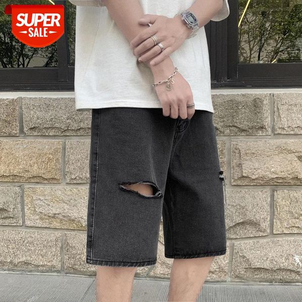 yemi fashion | denim shorts ripped casual men's korean trend loose five-point pants #9n06, Black
yemi fashion | denim shorts ripped casual men's korean trend loose five-point pants #9n06, Black