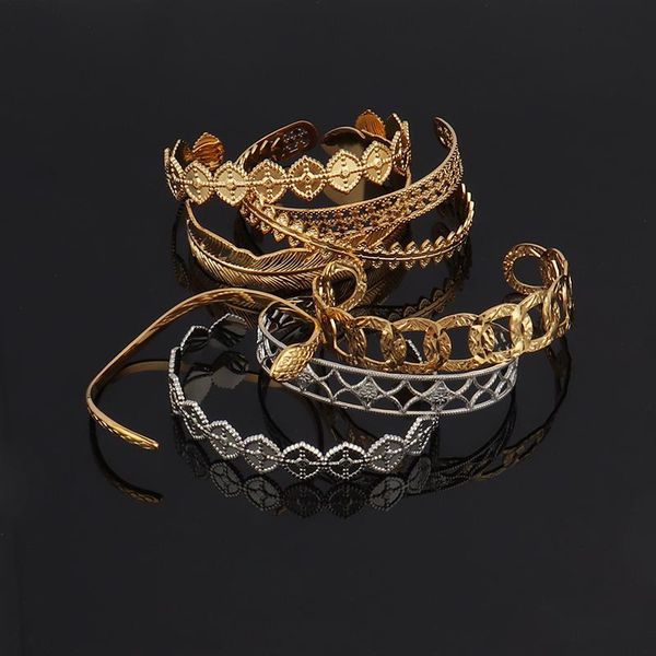 bangle punk stainless steel bracelet bangles for women snake open bracelets cuff geometry jewelry gift, Black
bangle punk stainless steel bracelet bangles for women snake open bracelets cuff geometry jewelry gift, Black