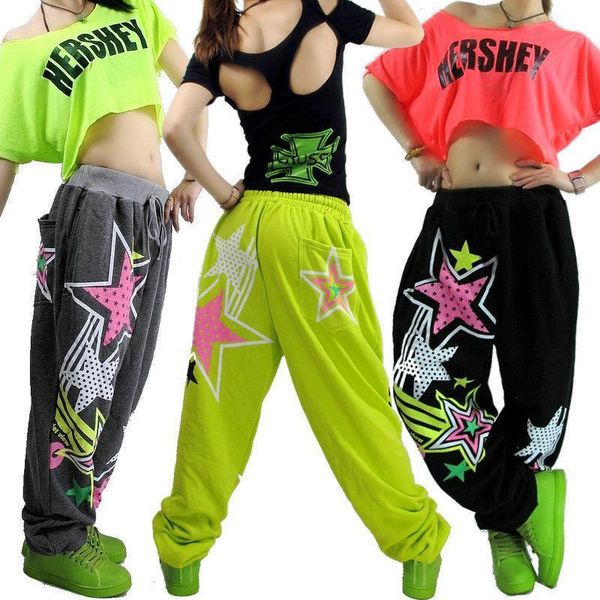 fashion hip hop dance womens pants wear sweatpants ds costume loose casual female harem trousers, Black;white
fashion hip hop dance womens pants wear sweatpants ds costume loose casual female harem trousers, Black;white