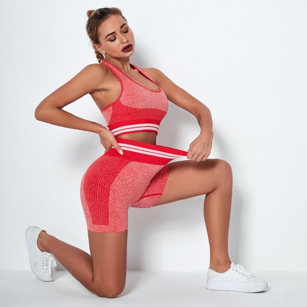 seamless yoga set knitted fitness sports suit running quick-drying striped bra high waist shorts women gym tracksuit outfit
seamless yoga set knitted fitness sports suit running quick-drying striped bra high waist shorts women gym tracksuit outfit