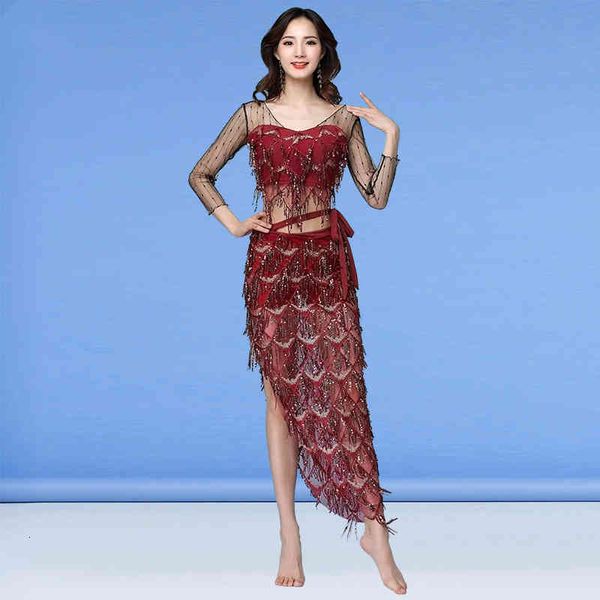 runway dresses dance belly dance costume practice clothes show gauze suit women 9qru, Black
runway dresses dance belly dance costume practice clothes show gauze suit women 9qru, Black
