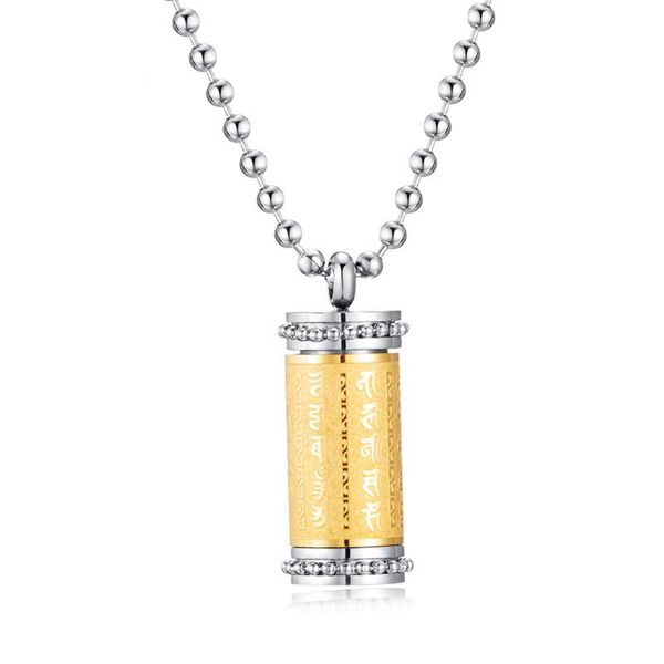 pendant necklaces sutra box titanium steel necklace with built-in miniature neckchain trend men's and women's retro jewelry gifts, Silver
pendant necklaces sutra box titanium steel necklace with built-in miniature neckchain trend men's and women's retro jewelry gifts, Silver