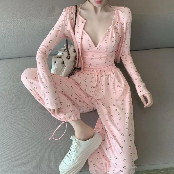 harajuku 3 piece sets womens outfits 2021 casual temperament western style drawstring pants suits tracksuits women's two, White
harajuku 3 piece sets womens outfits 2021 casual temperament western style drawstring pants suits tracksuits women's two, White