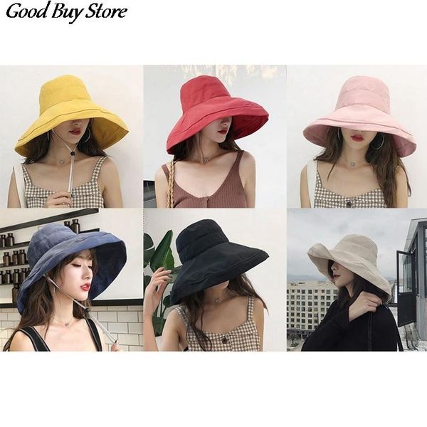 oversized sun hat women summer bucket hats wide brim cotton panama korean style foldable floppy cap outdoor uv protection caps, Blue;gray
oversized sun hat women summer bucket hats wide brim cotton panama korean style foldable floppy cap outdoor uv protection caps, Blue;gray