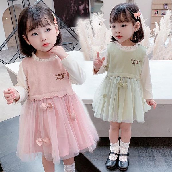 girl's dresses soft bow spring summer girls dress kids teenagers children clothes outwear special occasion long sleeve high quality, Red;yellow
girl's dresses soft bow spring summer girls dress kids teenagers children clothes outwear special occasion long sleeve high quality, Red;yellow