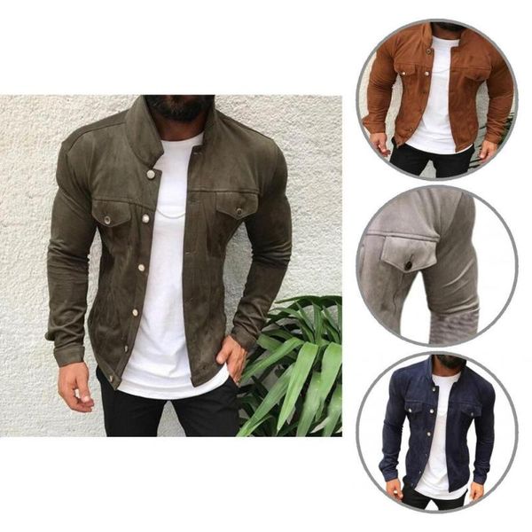 men's jackets male simple thick lapel coat streetwear solid color for daily wear, Black;brown
men's jackets male simple thick lapel coat streetwear solid color for daily wear, Black;brown