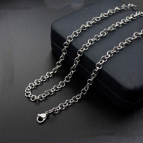fashion simple titanium steel necklace stainless jewelry chain chains, Silver
fashion simple titanium steel necklace stainless jewelry chain chains, Silver