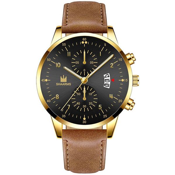 wristwatches men's watch with calendar high-quality leather strap stainless steel alloy case waterproof fashion rose gold quartz, Slivery;brown
wristwatches men's watch with calendar high-quality leather strap stainless steel alloy case waterproof fashion rose gold quartz, Slivery;brown