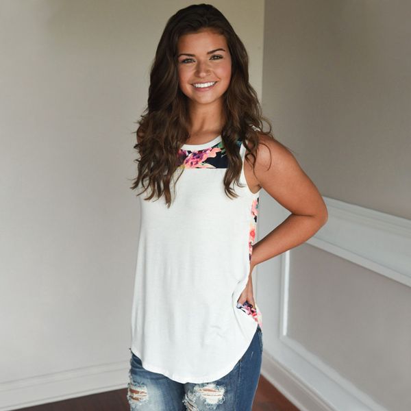 s-3xl new summer casual women t-shirts sleeveless o-neck printed patchwork shirt hem loose package hip women clothes 210426, White
s-3xl new summer casual women t-shirts sleeveless o-neck printed patchwork shirt hem loose package hip women clothes 210426, White