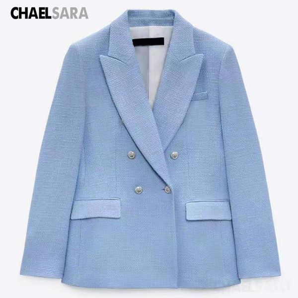 women's suits & blazers 2021 spring women fashion temperament double-breasted vintage long sleeve pockets jackets ladies office blazer, White;black
women's suits & blazers 2021 spring women fashion temperament double-breasted vintage long sleeve pockets jackets ladies office blazer, White;black