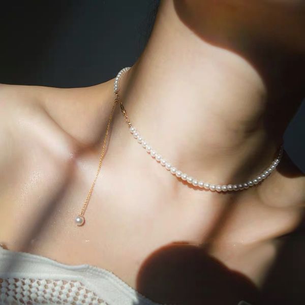 necklaces baroqueonly natural freshwater 4mm rice pearl 33cm/36cm 925 sterling silver choker necklace jewelry for women nci
necklaces baroqueonly natural freshwater 4mm rice pearl 33cm/36cm 925 sterling silver choker necklace jewelry for women nci