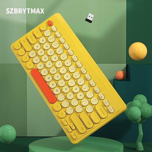 2.4g wireless silent keyboard usb 79 round keycap for pc gamer computer lapmac office work mini keyboards
2.4g wireless silent keyboard usb 79 round keycap for pc gamer computer lapmac office work mini keyboards
