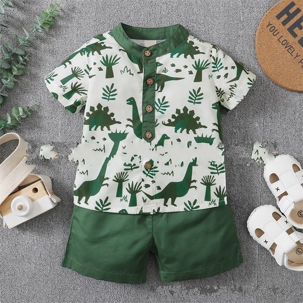 toddler boy 2pcs summer clothing sets short sleeve outfits dinosaur print button shirt elastic shorts set 20220308 h1, White
toddler boy 2pcs summer clothing sets short sleeve outfits dinosaur print button shirt elastic shorts set 20220308 h1, White