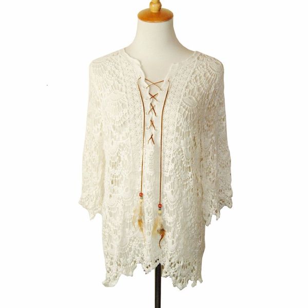 women's blouses & shirts 062222 elegant white lace tunic shirt women 3/4 sleeve vintage girls v neck renda blusa 2ppa
women's blouses & shirts 062222 elegant white lace tunic shirt women 3/4 sleeve vintage girls v neck renda blusa 2ppa