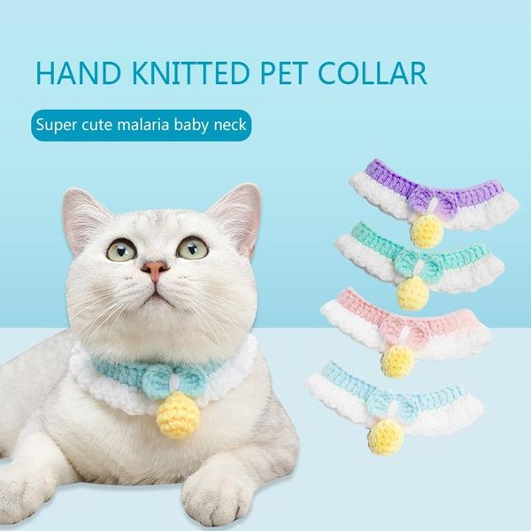 pet dog collar cute pendant cat manual cotton knitted necklace soft comfortable durable decoration supplies costumes
pet dog collar cute pendant cat manual cotton knitted necklace soft comfortable durable decoration supplies costumes