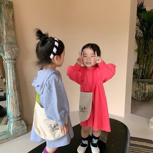 girl's dresses 2021 autumn girl dress toddler kids korean fashion puff sleeve hooded baby clothing, Red;yellow
girl's dresses 2021 autumn girl dress toddler kids korean fashion puff sleeve hooded baby clothing, Red;yellow