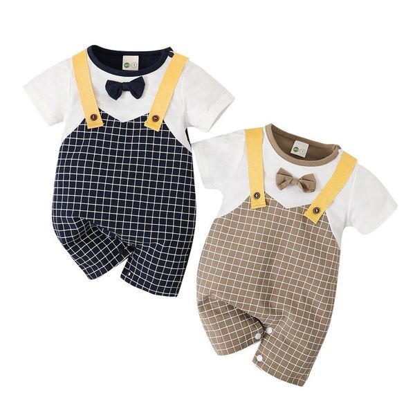 citgeesummer infant baby boys casual romper short sleeve plaid printed pattern patchwork jumpsuit one-piece clothes jumpsuits, Blue
citgeesummer infant baby boys casual romper short sleeve plaid printed pattern patchwork jumpsuit one-piece clothes jumpsuits, Blue