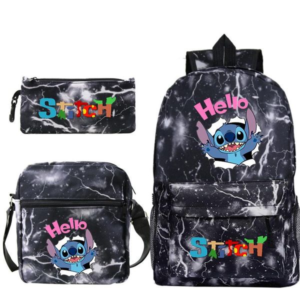 backpack cartoon stitch for boys girs school bag 3 pcs set prints knapsack teenagers bookbag travel rucksack mochila
backpack cartoon stitch for boys girs school bag 3 pcs set prints knapsack teenagers bookbag travel rucksack mochila