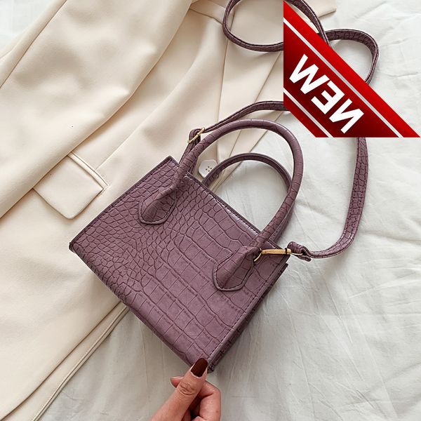 new small pu leather crossbody bags for women summer crocodile pattern solid color lady shoulder handbags simple female totes
new small pu leather crossbody bags for women summer crocodile pattern solid color lady shoulder handbags simple female totes