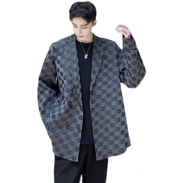 men's casual shirts dots pleated men loose long sleeve suit style coat male harajuku korean streetwear fashion light jacket 0zlj, White;black
men's casual shirts dots pleated men loose long sleeve suit style coat male harajuku korean streetwear fashion light jacket 0zlj, White;black