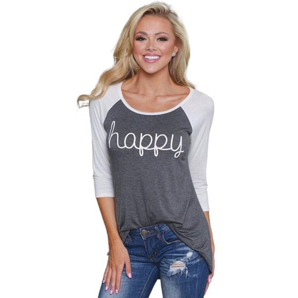 spring and autumn alphabet printed t-shirt long sleeve contrast round neck bottom shirt women's fashion, White
spring and autumn alphabet printed t-shirt long sleeve contrast round neck bottom shirt women's fashion, White