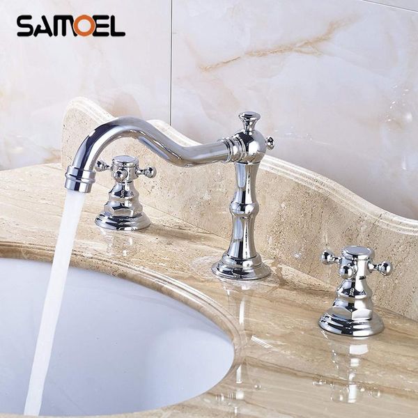bathroom sink faucets modern brass dual handle deck mounted faucet mixers 3 hole chrome finish basin cold water tap 1219c
bathroom sink faucets modern brass dual handle deck mounted faucet mixers 3 hole chrome finish basin cold water tap 1219c