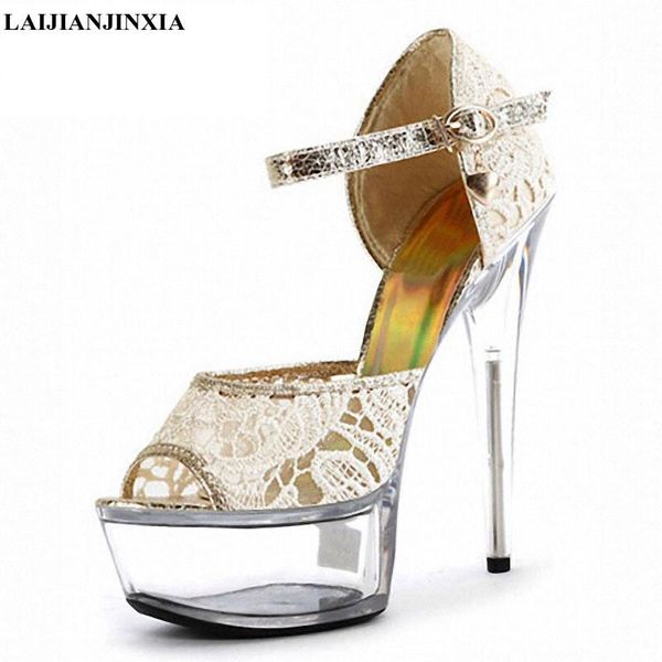 dress shoes laijianjinxia 15cm high heel sandals platform glitter lace wedding woman crystal women's pumps stilettos, Black
dress shoes laijianjinxia 15cm high heel sandals platform glitter lace wedding woman crystal women's pumps stilettos, Black