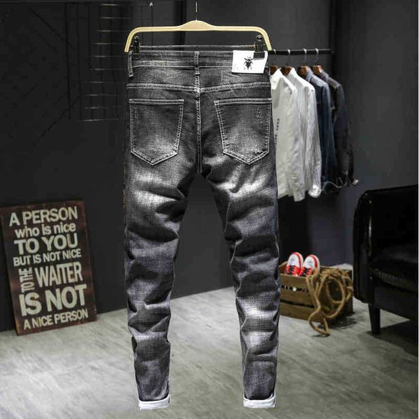 men's jeans jeans men streetwear hip hop bird embroidery slim fit jogger fashion man stretch cotton black casual denim trousers dyc5, Blue
men's jeans jeans men streetwear hip hop bird embroidery slim fit jogger fashion man stretch cotton black casual denim trousers dyc5, Blue