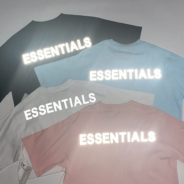 new fashion brand ess reflective spring and summer loose round neck casual letter couple short sleeve t-shirt, Black
new fashion brand ess reflective spring and summer loose round neck casual letter couple short sleeve t-shirt, Black