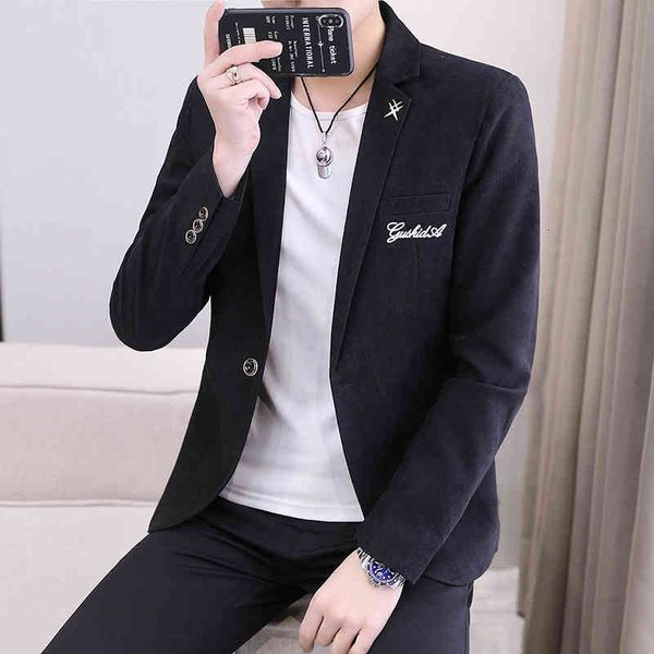 men's suits & blazers homens ternos estilo coreano fino homem jaquetas juventude casual singles ocidental inglaterra estilista de cabel, White;black
men's suits & blazers homens ternos estilo coreano fino homem jaquetas juventude casual singles ocidental inglaterra estilista de cabel, White;black